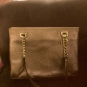 Gold Calvin Klein purse